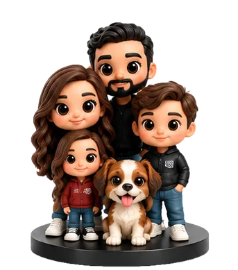 Figura personalizada de una familia
